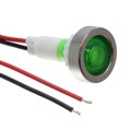 FL1P-10NW-1-G24V - LED GRN 10MM NUT 24VAC/DC STK
