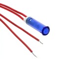 FL1P-6QW-2-B24V - LED BLU 6MM SNAP 24VAC/DC STK