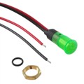 FL1P-8NW-1-G3V - LED GRN 8MM NUT 3VAC/DC STK