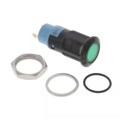 6123232130F - LED PANEL MNT 12MM GREEN 12VDC