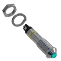 6071212130F - LED PNL MT 7MM 12V CHROME GREEN