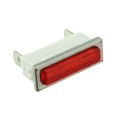 2390QD1-28V - INDICATOR NEON RED PANEL MNT