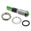 FL1M-8SJ-2-G12V - LED GRN 8MM NUT 12VAC/DC STK