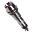 6072112130F - LED PNL MT 7MM 12V CHROME RED