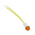 1090C3-12V - INDICATOR INCAND AMBER PANEL MNT