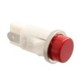 1090QC1-12V - LAMP RED 1/2" HOLE PNL MNT 12V