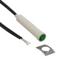2112A5 - LAMP NEON GREEN 120V PC MNT