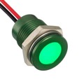 Q14F5AGXXHG24E - INDICATOR 24V 14MM FLUSH GREEN