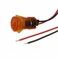 6531303103F - 1/2" FLT SNAP YW 12VDC W/LEADS