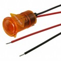6531304103F - 1/2" FLT SNAP YW 24VDC W/LEADS