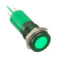Q14F1AGXXHG220E - INDICATOR 220V 14MM FLUSH GREEN
