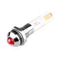 E08R-24R - LED 8MM ROUND 24VDC RED IP67