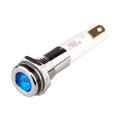 H08F-10B - HIGH LED 8MM FLAT 110V BLUE