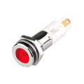 S10F-24R - HIGH LED 10MM FLAT 24V RED IP67