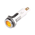 H10F-20Y - HIGH LED 10MM FLAT 220V YELLOW
