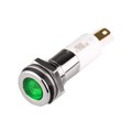 H10F-24G - HIGH LED 10MM FLAT 24VDC GREEN