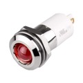 M16R-12R - LED 16MM ROUND 12VDC RED
