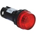 W22U-24LR-WLR - 22MM UNIBDY RED LED/LENS 24V FV