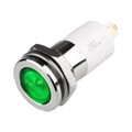 H16F-20G - HIGH LED 16MM FLAT 220V GREEN