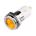 H16F-10Y - HIGH LED 16MM FLAT 110V YELLOW