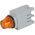 13SBLA120ST-13ARF - 13MM ST 120V AMBER LED/LENS FLAT