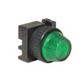FVLU120LG-PLLGN - 30MM LIGHT 120V GREEN LED/LENS