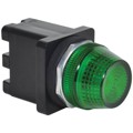 30MV20-277DLW-PLLGN - 30MM 20-277VAC/DC WH LED GN LENS
