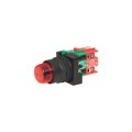 RLPTT125DLG-IPBCGN - 30MM RSTR PTT 125VDC LED GN