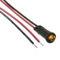 5110F3-12V - LED AMBER 5/21" HOLE PANEL MOUNT