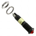 6091122140F - LED PNL MT 9MM 24V BLACK RED