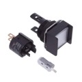 M16-AW-12D - PILOT LIGHT 12V LED SQUARE WHITE