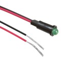 5580201027F - LED PMI .158" GREEN PVC FREE