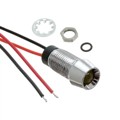 FL1M-8CW-4-Y12V - LED YEL 8MM NUT 12VDC STK