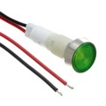 FL1P-10NW-4-G110V - LED GRN 10MM NUT 110VAC/DC STK