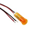 QS83XXO24 - INDICATOR 8MM FIXED ORA 24V WIRE