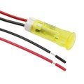 QS63XXY12 - INDICATOR 6MM FIXED YEL 12V WIRE
