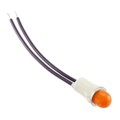 1090A3-28V - INDICATOR INCAND AMBER PANEL MNT