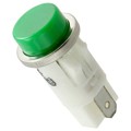 1090QC5-12V - INCIDATOR INCAND GREEN PANEL MNT