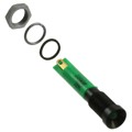 Q6R1BXXG24E - INDICATOR 24V 6MM RECESSED GRN