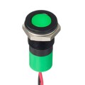 Q14F3BXXG12E - LED PM INDICATOR FLUSH GREEN