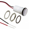 5571802203F - LED PNL MT 11/16" 5V WT BLUE