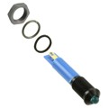 Q6P1BXXB12E - INDICATOR 12V 6MM PROMINENT BLU