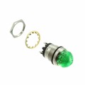 5563607304F - LED 1" DOME GREEN PMI 125VDC