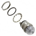 5563804304F - LED PNL MT 1" 24V WT DOME BLUE