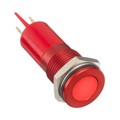 Q14F1ARXXHR24E - INDICATOR 24V 14MM FLUSH RED