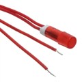 FL1P-6QW-1-R12V - LED RED 6MM SNAP 12VAC/DC STK