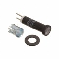 44-LRG12H-CWO - PMI .250" LED 12V TAB CLEAR RED/