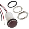 5571104203F - LED MINI PANEL RED 28V .7" MNT