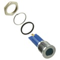 Q16F1CXXB12E - INDICATOR 12V 16MM FLUSH BLUE