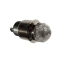 6303003304F - 30MM DOM WHITE 12VDC W/TERM